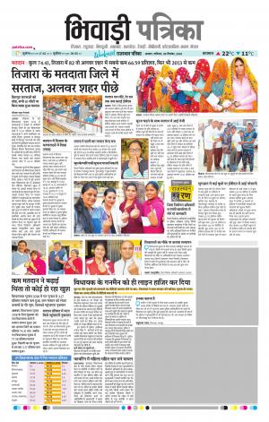 Bhiwadi Rajasthan Patrika