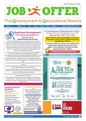 JOB OFFER MAGAZINE SOUTH VOL-5 ISSUE 36