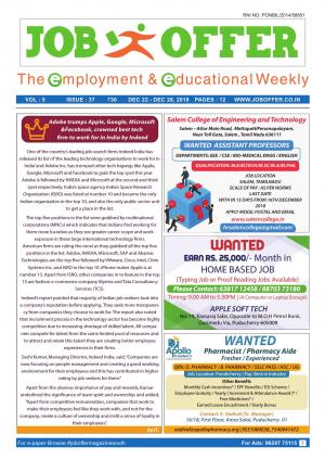 JOB OFFER MAGAZINE SOUTH VOL-5 ISSUE 37