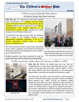 The Children's Post, 23rd December, 2018