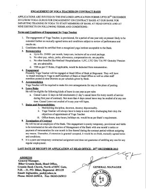 Bihar Gramin Bank Notified Recruitment for the Yoga Gurus Posts 2013