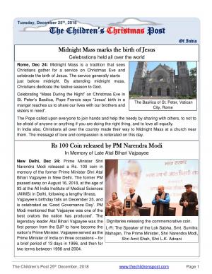 The Children's Post - 25th December, 2018 - Christmas Special Edition