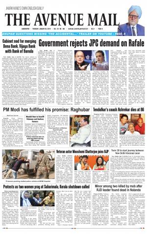 The Avenue Mail, January 3rd, 2019