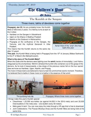 The Children's Post, 24th January, 2019