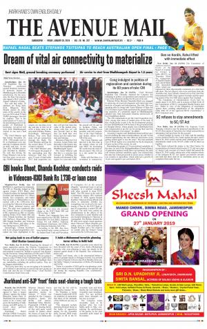 The Avenue Mail, January 25th, 2019