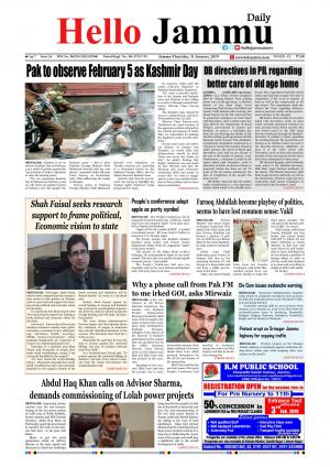 HELLO JAMMU 31 JAN 2019