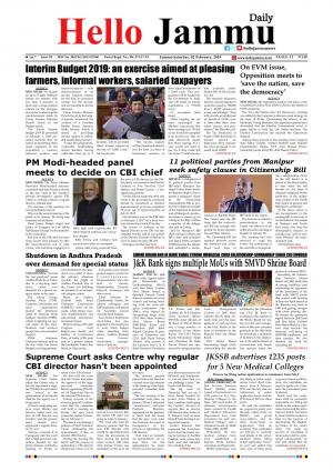 HELLO JAMMU 02 FEB 2019