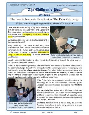 The Children's Post, 7th February, 2019