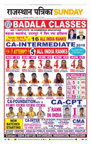 rajasthan patrika banswara