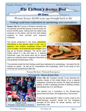 The Children's Post, 17th February 2019