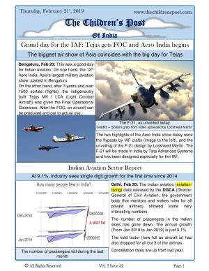 The Children's Post, 21st February, 2019