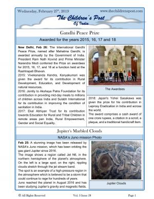 The Children's Post, 27th February, 2019