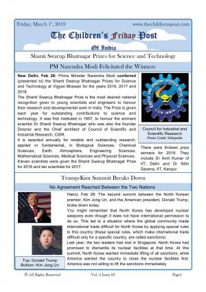 The Children's Post, 1st March, 2019