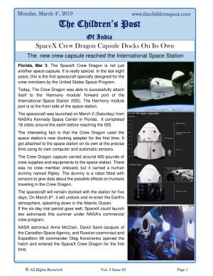 The Children's Post - 4th March, 2019