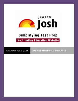 MH-CET MBA Solved Paper 2011