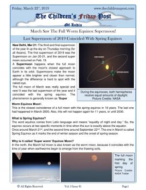 World Water Day - 22nd March 2019