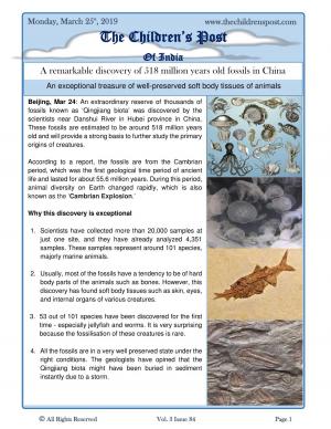 The Children Post, 25th March 2019