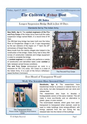 The Children's Post, 5th April, 2019