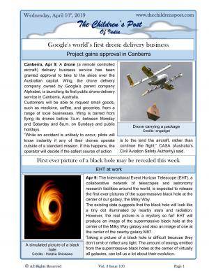 The Children's Post, 10th April, 2019