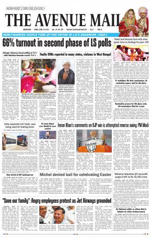 The Avenue Mail, April 19th, 2019