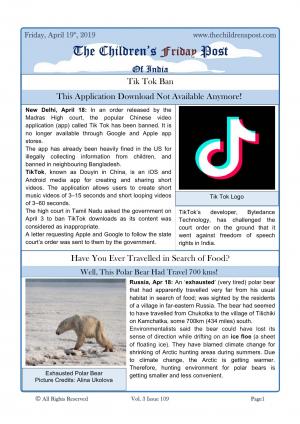 The Children's Post, 19th April'19