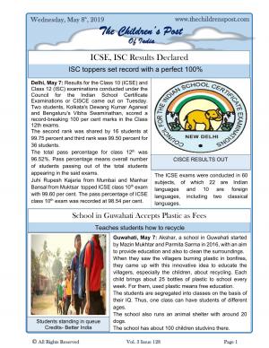 The Children's Post, 8th May,2019