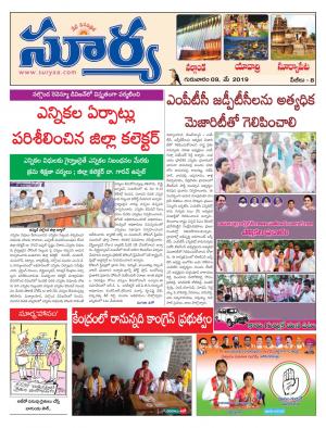 Thursday 09 May, 2019