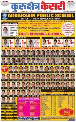 Punjab kesari / Haryana kurukshetra kesari