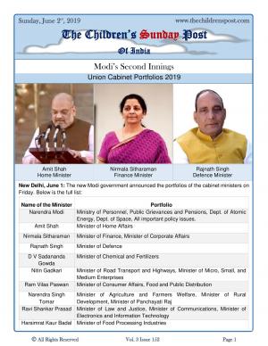 The Children's Post, 2nd June 2019