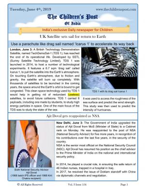 The Children's Post, June 4th 2019