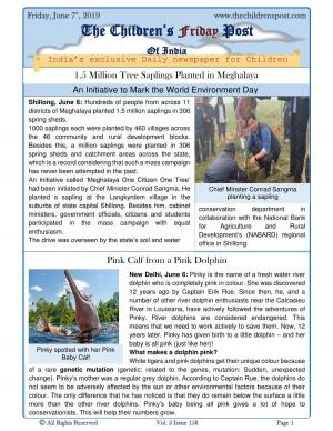 The Children's Post, 7th June, 2019