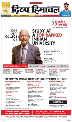 Divya Himachal Shimla 