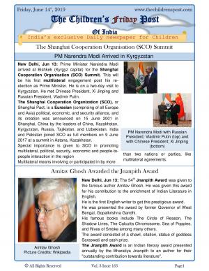 The Children's Post, 14th June, 2019