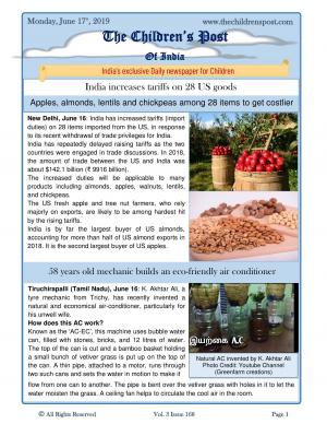 The Children's Post, 17th June 2019