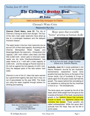 The Children's Post, 23rd June 2019