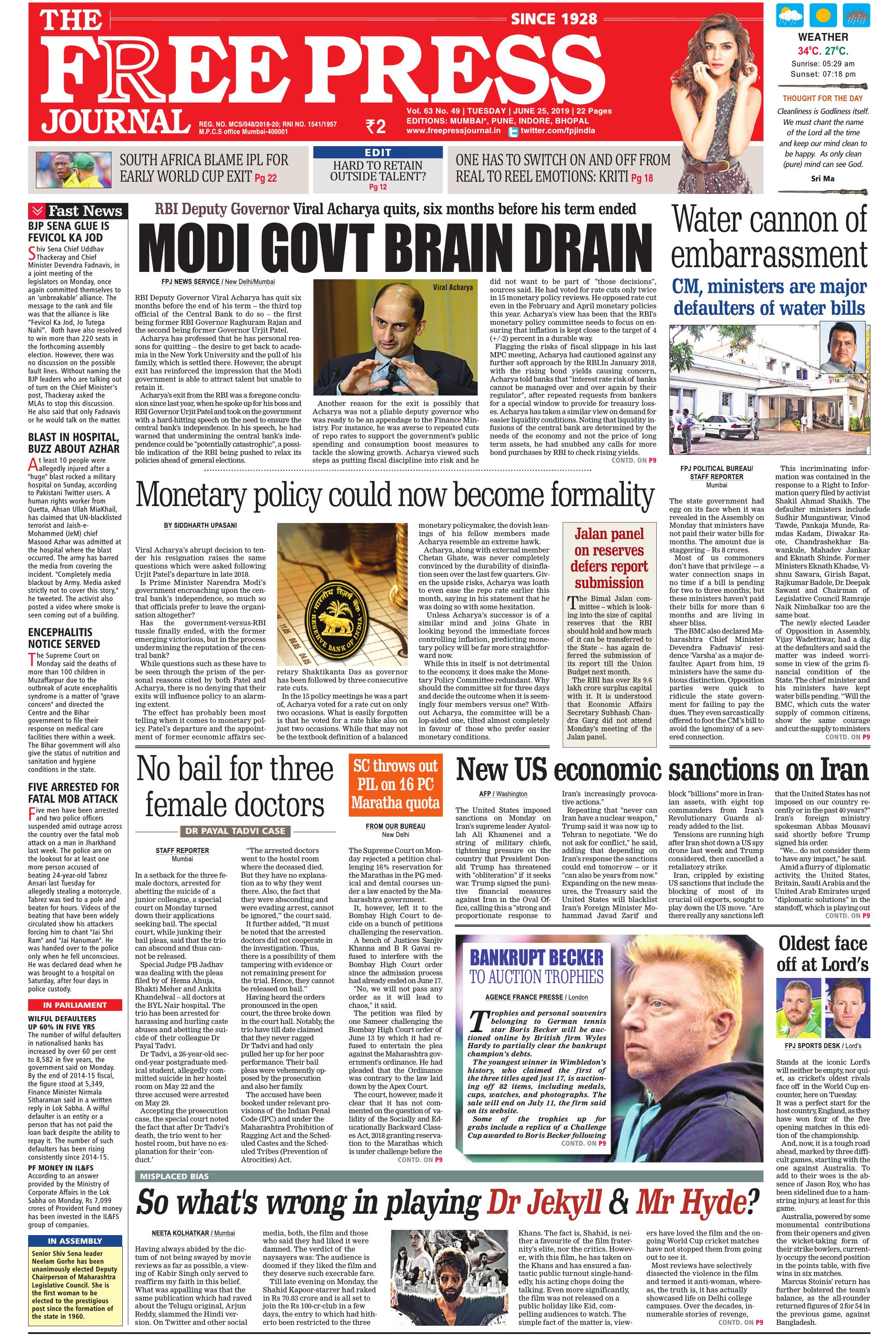 Free Press - Mumbai Epaper