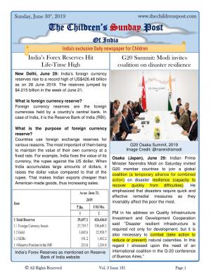 The Children's Post, 30th June, 2019