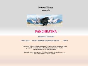 Panchratna - An Investment Newsletter