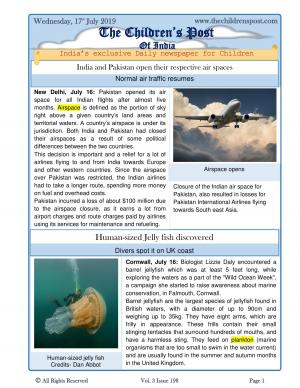 The Children's Post,17th July,2019