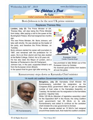 The Children's Post, 24th July,2019