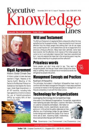 Executive Knowledge Lines - November 2016
