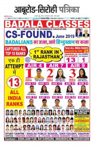 rajasthan patrika abu road