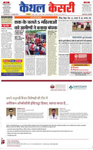 Punjab kesari / Haryana kaithal kesari