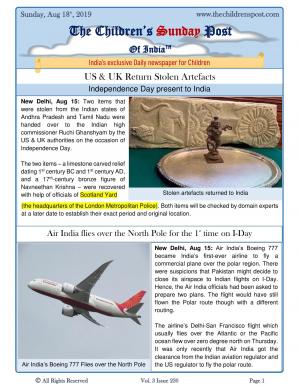 The Children's Post - 18th August, 2019