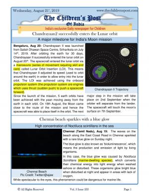 The Children's Post, 21st August 2019