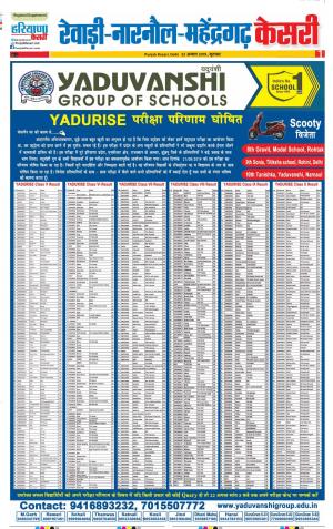 22-08-2019 Punjab Kesari Rewari 