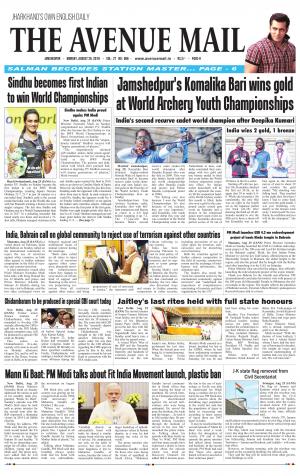 The Avenue Mail, August 26th, 2019