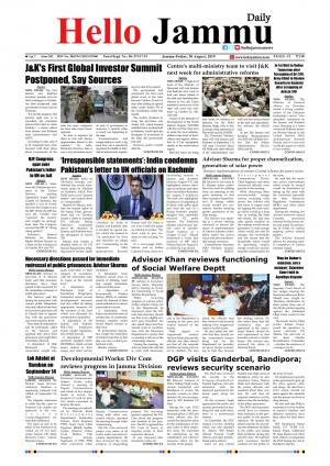 HELLO JAMMU 30-08-2019