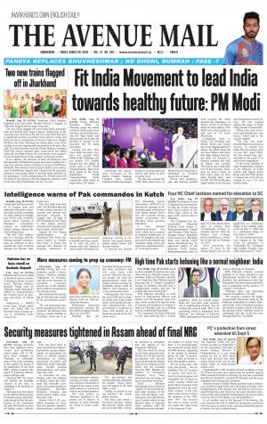 The Avenue Mail, August 30th, 2019