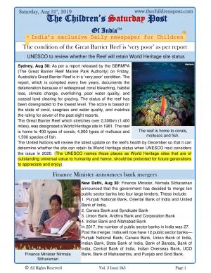 The Children's Post, 31st August, 2019